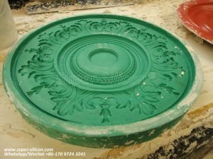Silicone rubber mold for plaster Ornamentation